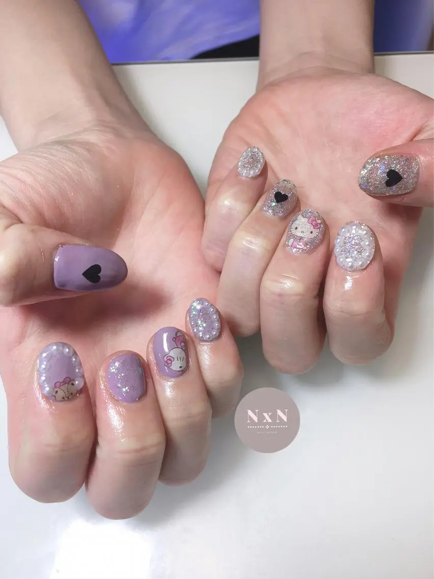 ネイル ジェルネイル ぷっくりネイル nail salon N×Nのネイルデザイン