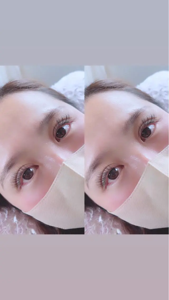 マツエク・マツパ 付け放題 フラットラッシュ Jカール マツエク Honey Salonのマツエク・マツパデザイン