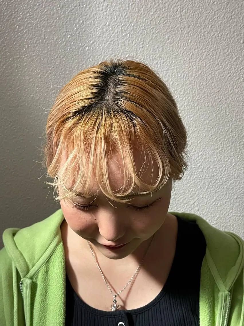 ショート カラー ヘアアレンジ 🌚モデル募集60% off:Fuka🌝のヘアスタイル