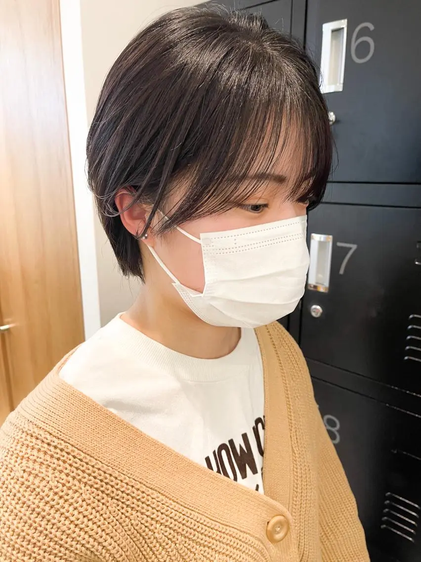 ショート カット ヘアカラー トリートメント 中村瑞貴 *hairbraceのヘアスタイル