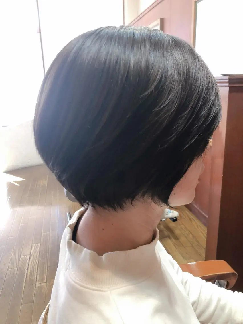 ショート ショートボブ ボブ ショートヘア 伴 香織のヘアスタイル