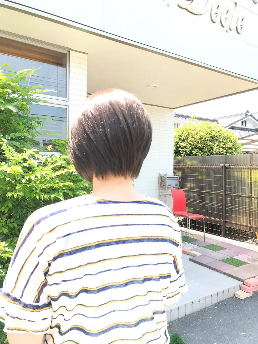 ショート カラー 佐々木 浩之のヘアスタイル