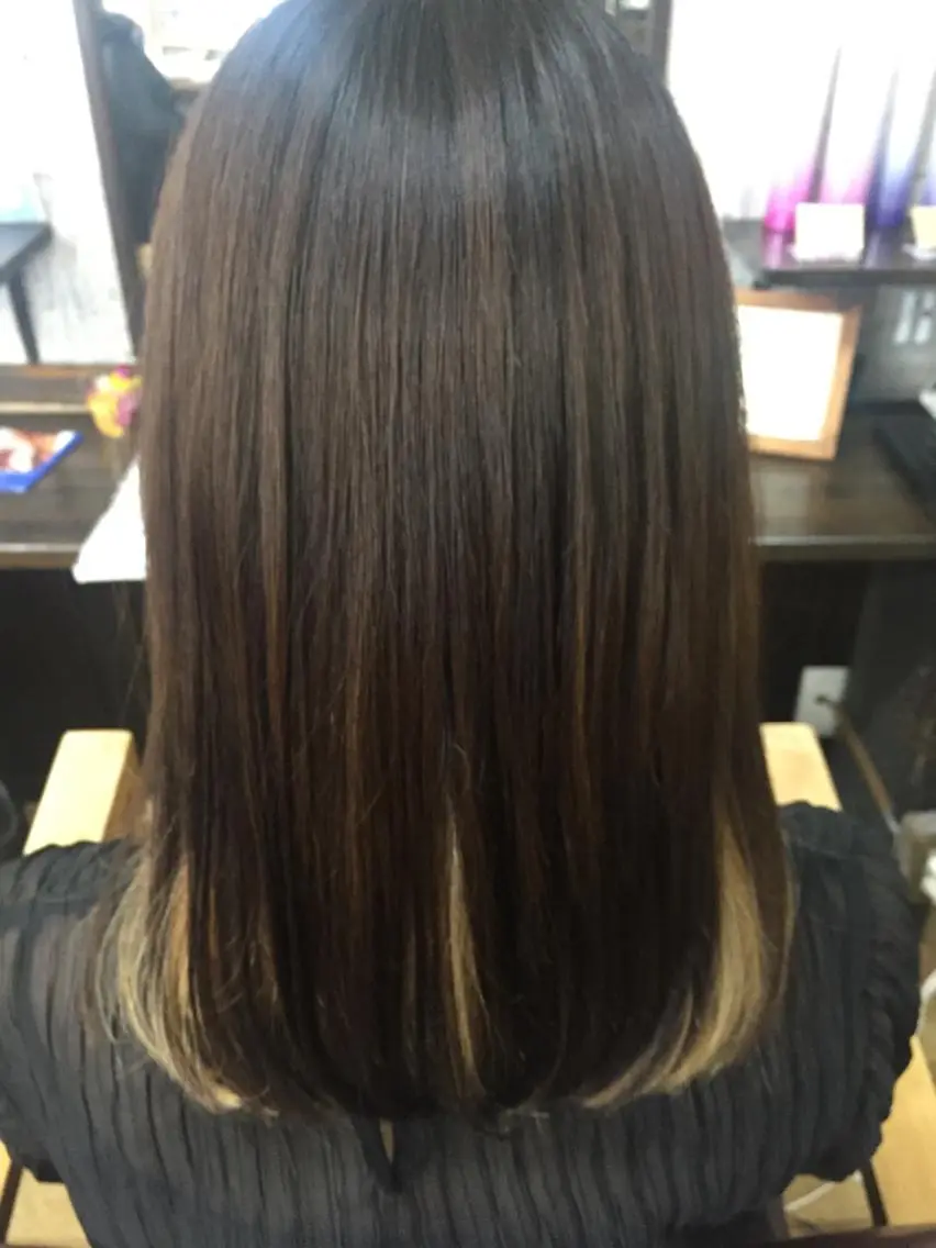 パーマ 縮毛矯正 中山 ルミ子のヘアスタイル
