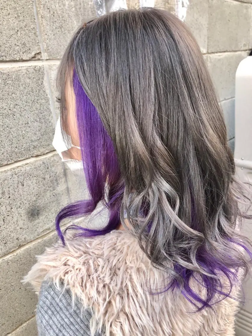 カラー 最高級エクステ /羽エクステ白石宇由のヘアスタイル