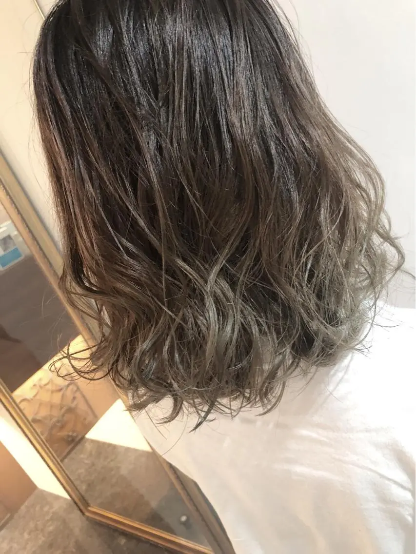 ミディアム 外国人風カラー 松永 雄樹のヘアスタイル