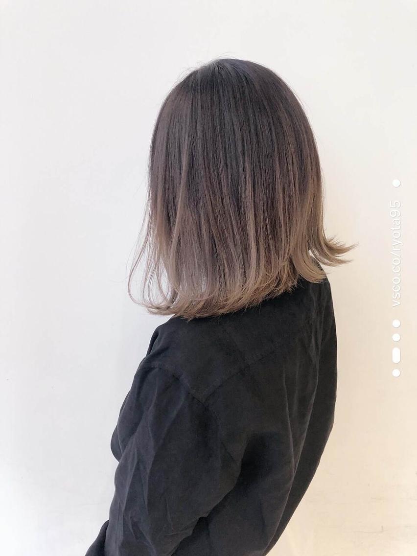 ミディアム カラー ベージュカラー グラデーションカラー トップスタイリスト ✨KIRIKA中野✨のヘアスタイル