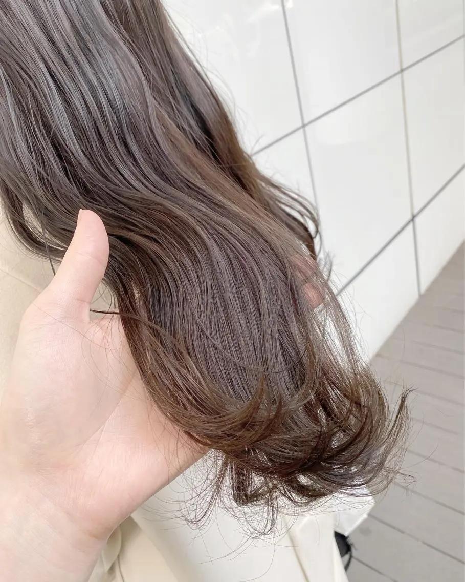 ロング カラー カット ヘアカラー トリートメント Lolonois梅田 スタッフのヘアスタイル