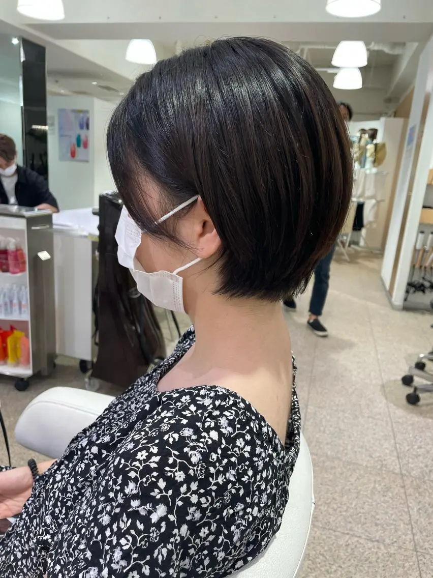 ショート 似合わせカット 迫留由弥のヘアスタイル