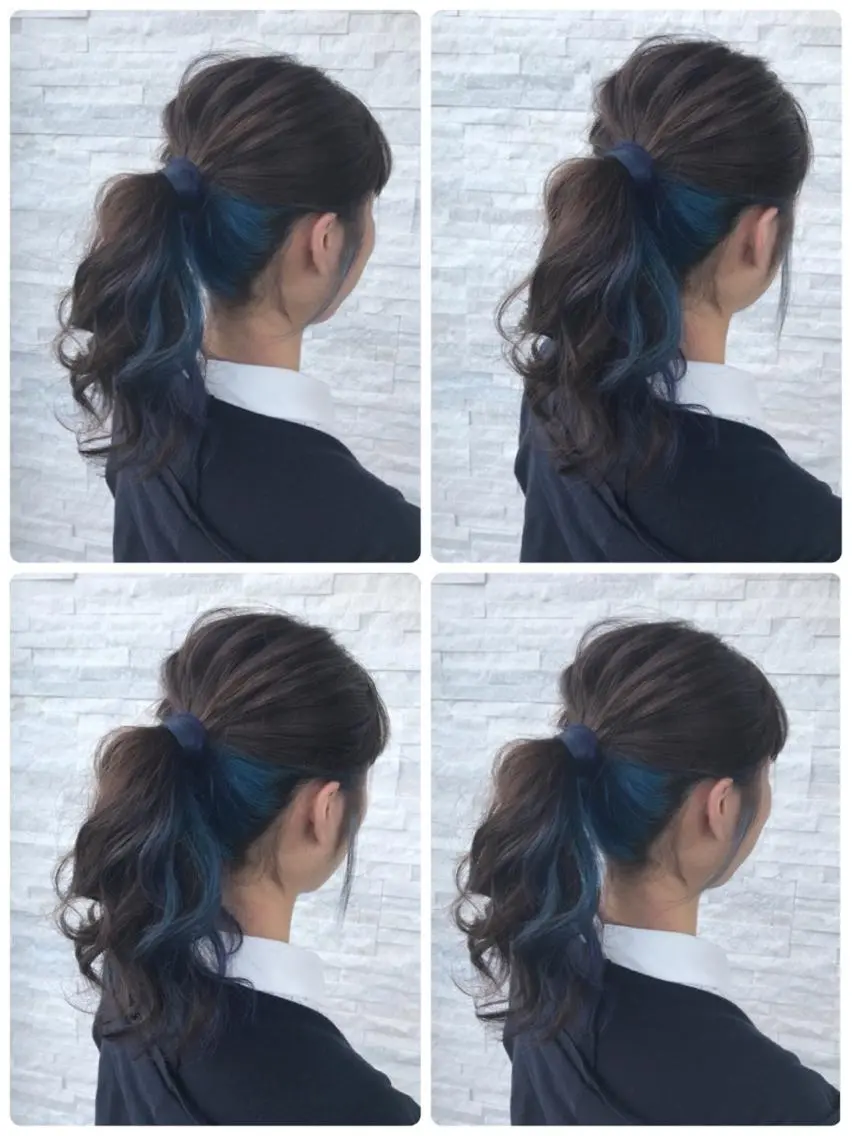 セミロング カラー パーマ ヘアアレンジ メンズ 豊橋美容院 ソンリエのヘアスタイル