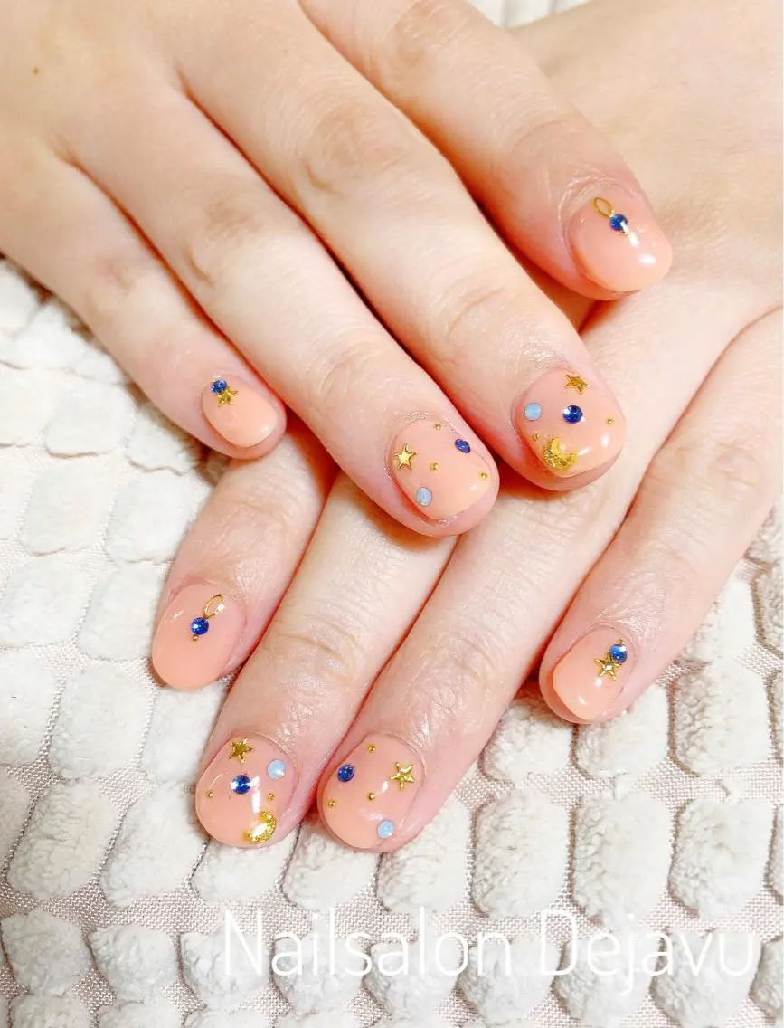 ネイル アートネイル ショートネイル Nail salon Dejavu 🌿のネイルデザイン