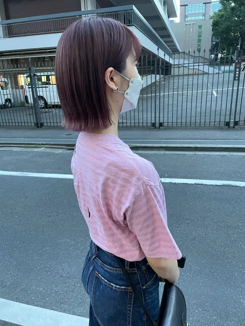 ミディアム カラー キッズ ヘアカラー トリートメント オトナヘア🌸 harukaのヘアスタイル