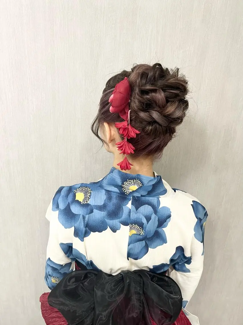 ロング ヘアアレンジ 着付け ヘアセット専門店 Rのヘアスタイル