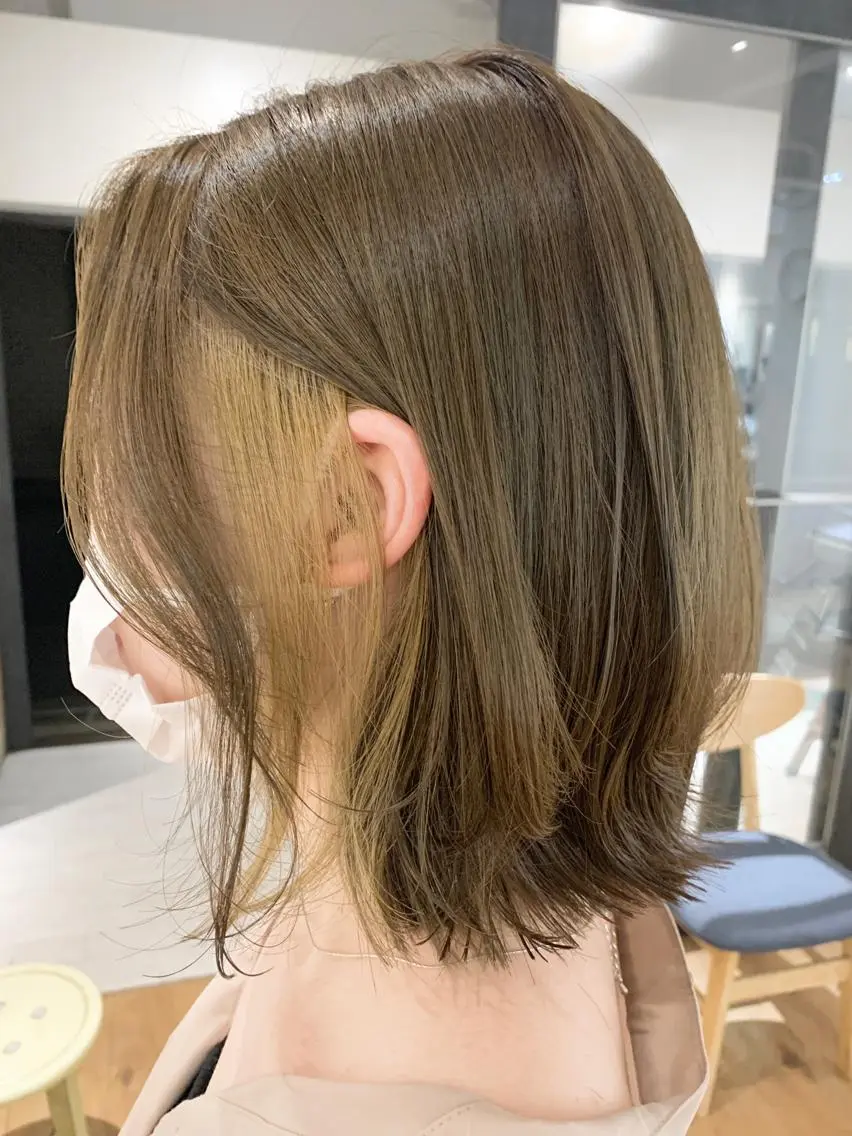 ミディアム カット ヘアカラー NEWI 京橋 【yoko】のヘアスタイル