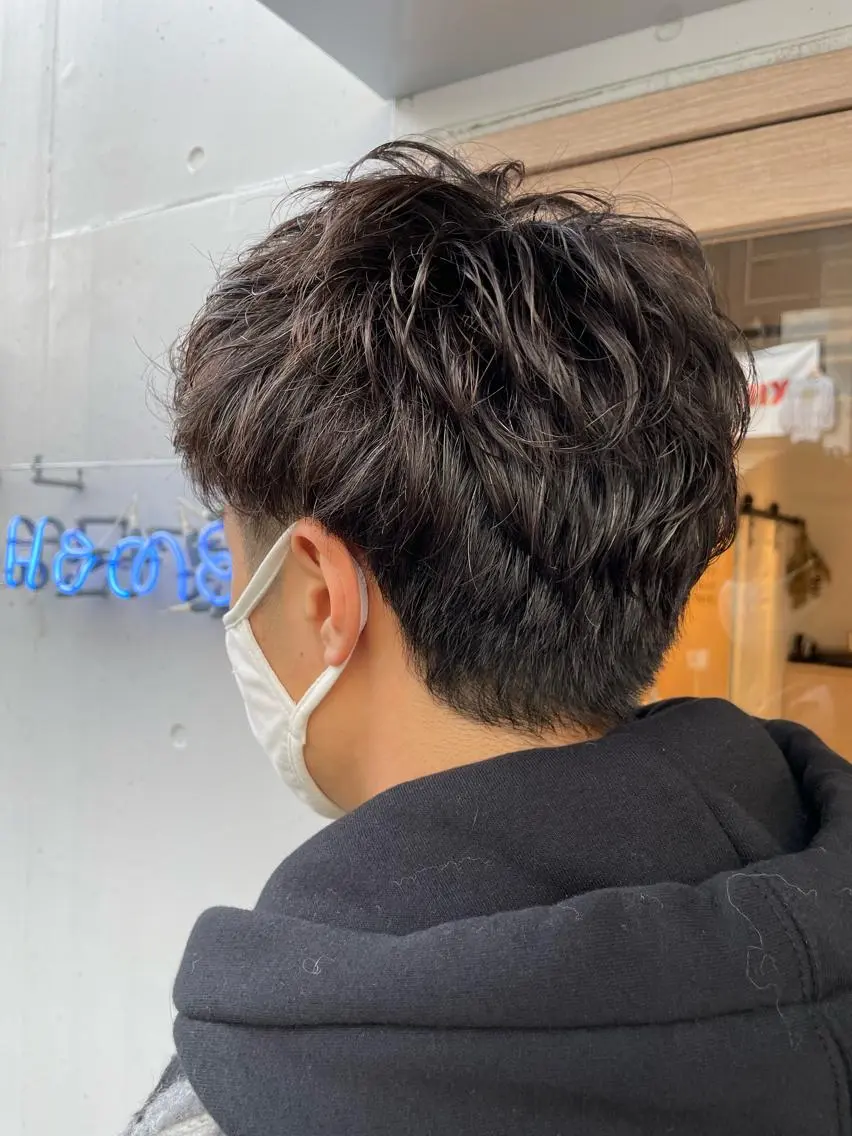 パーマ メンズ hazuki 🌝のヘアスタイル