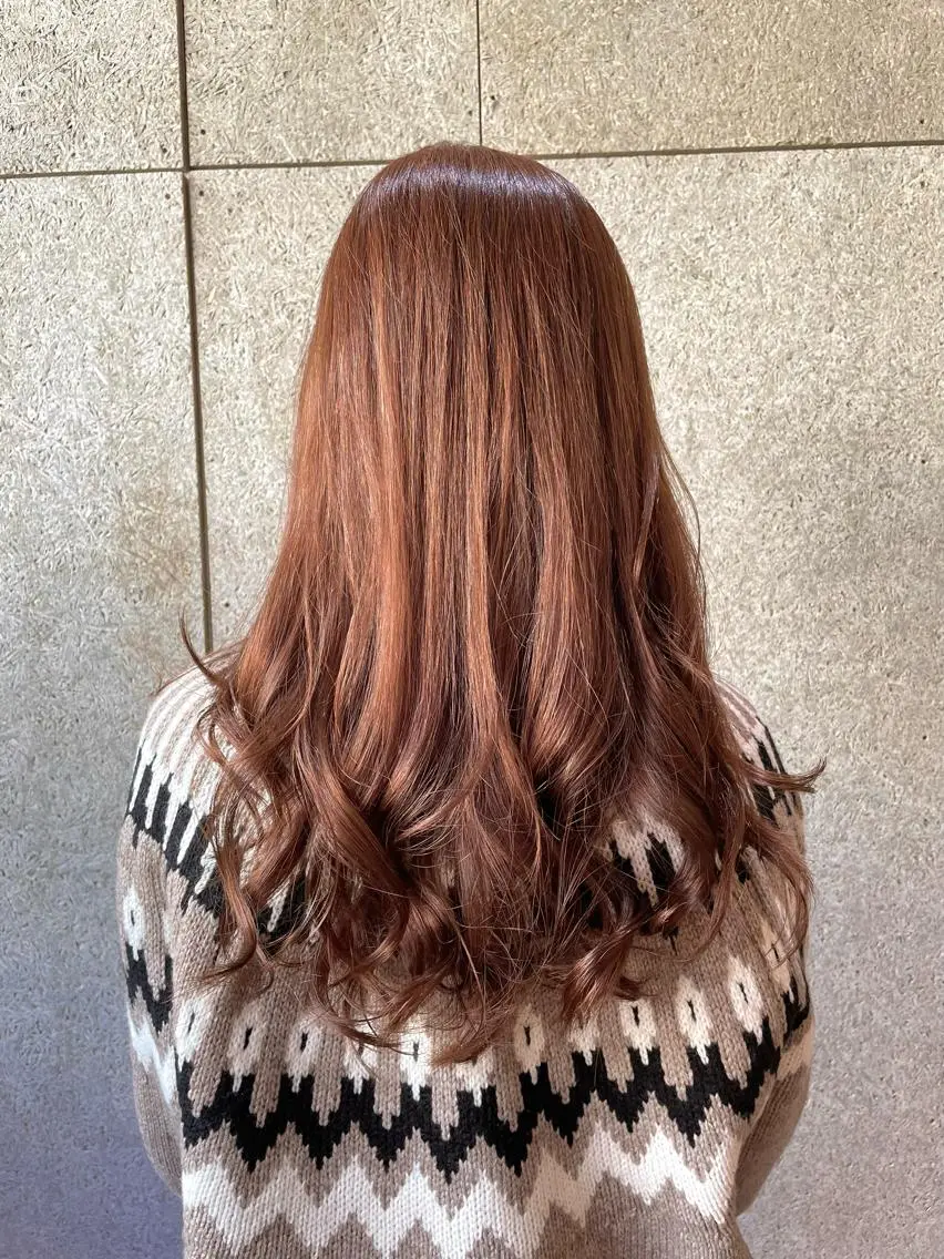 ロング カラー 💘韓国レイヤー上 品カラーruru💘のヘアスタイル