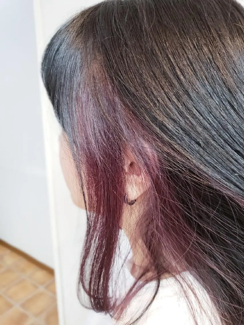 ミディアム カラー 💜𝑳𝑼𝑵𝑨 🌻母良田愛美🌻のヘアスタイル
