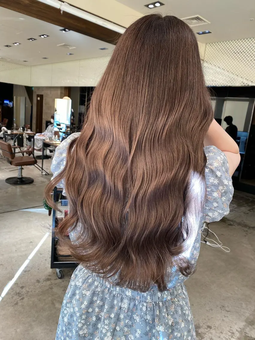 カラー 顔まわりの神様✨ 透明感カラー藤嶋秀幸のヘアスタイル