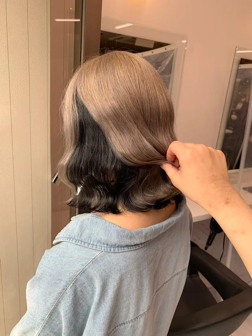 ロング カラー ヘアアレンジ 🩵 JURI🩵のヘアスタイル