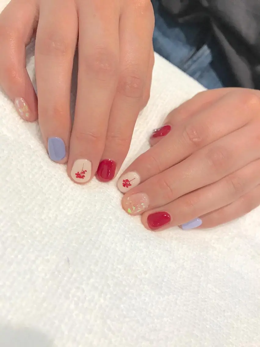 ネイル ワンカラーネイル シンプルネイル NARUMI HYODOのネイルデザイン