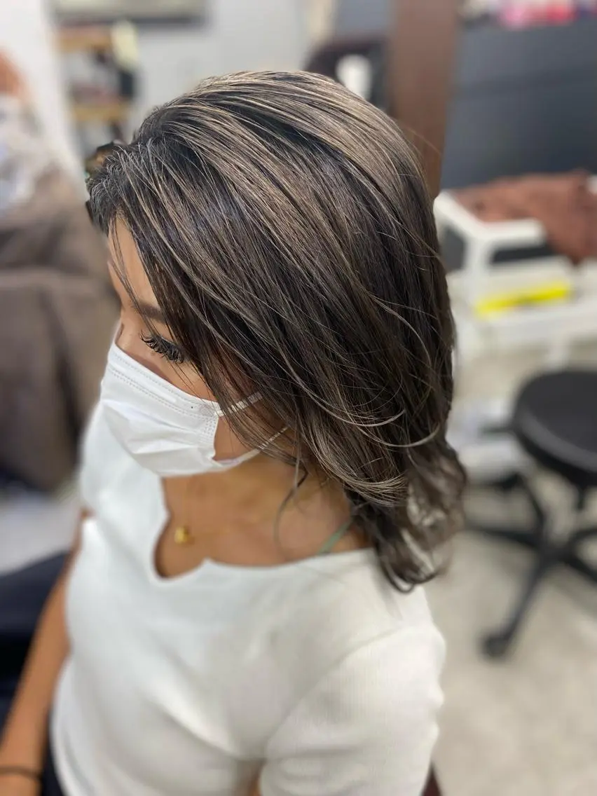 ミディアム 似合わせ×レイヤー× 髪質改善×t.yのヘアスタイル