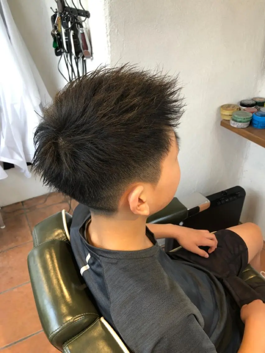 ショート メンズ キッズ 学生（メンズ向け） 学生 カット 冨士川 英樹のヘアスタイル