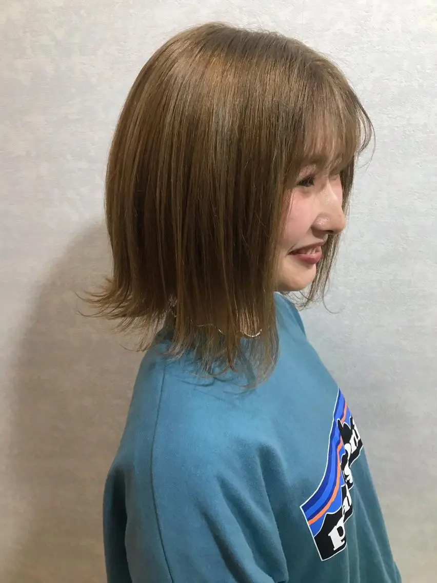 ミディアム カラー 🧡色落ちまで2度 楽しめる🧡ヨシキのヘアスタイル