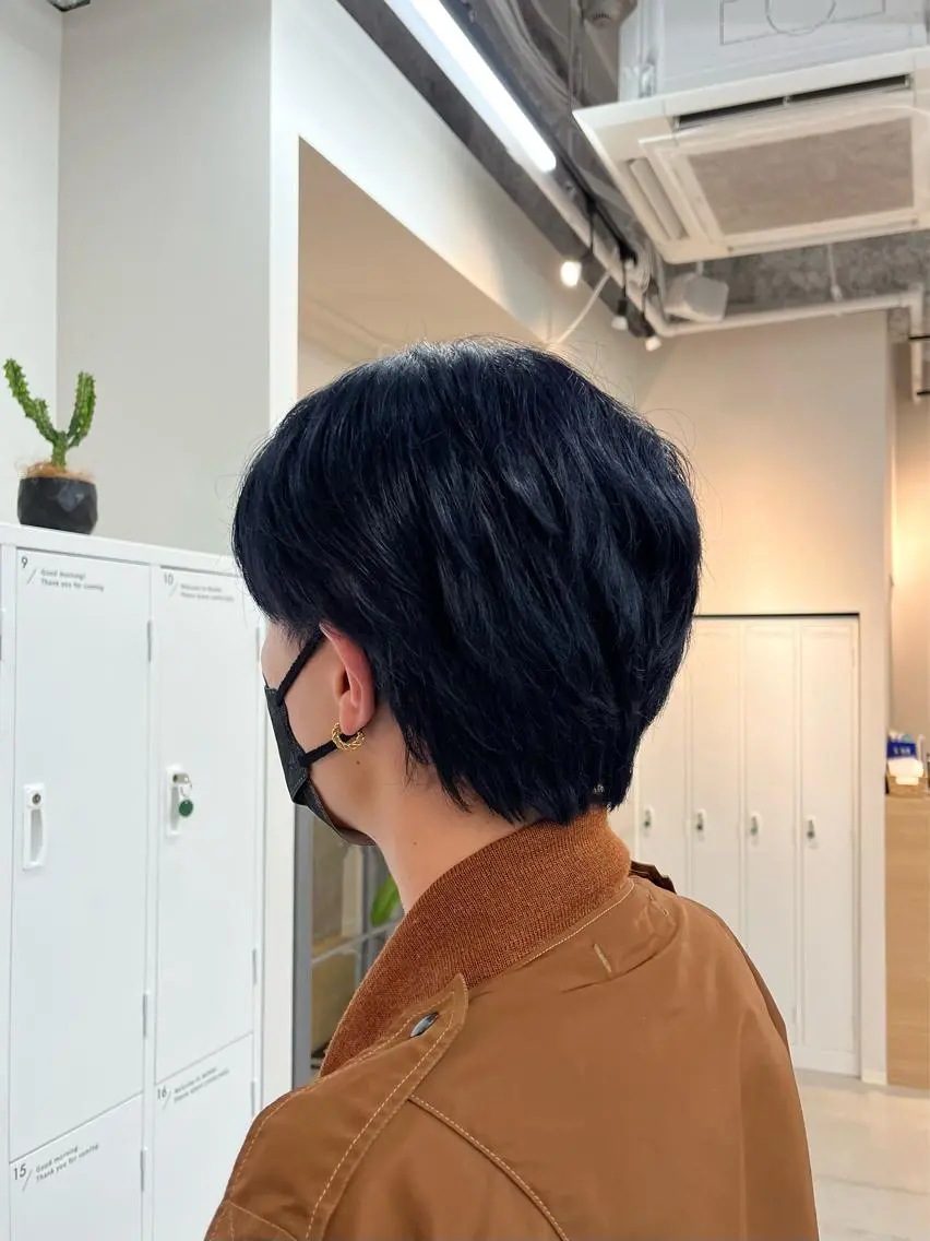 ショート カラー メンズ 神原 茉依🩰🪩のヘアスタイル