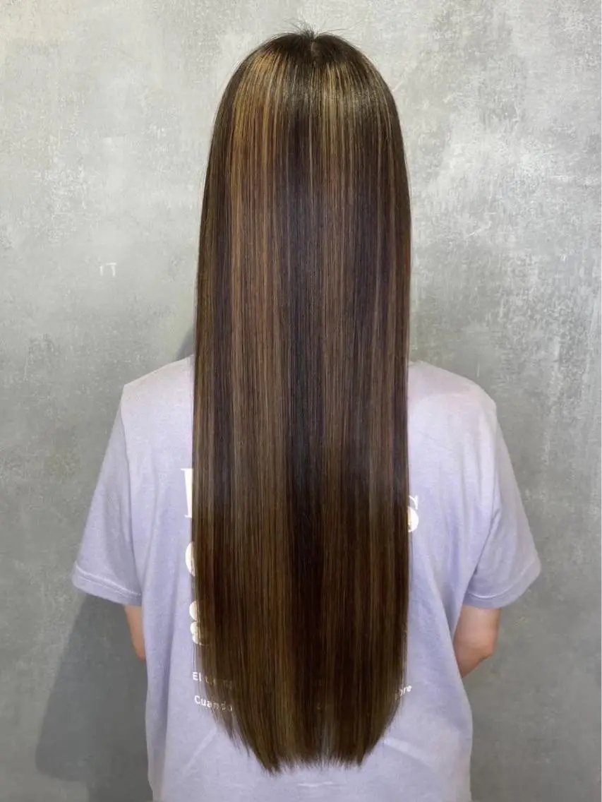 ロング 髪質改善 韓国風ヘア トリートメント ツバサ 髪質改善のヘアスタイル
