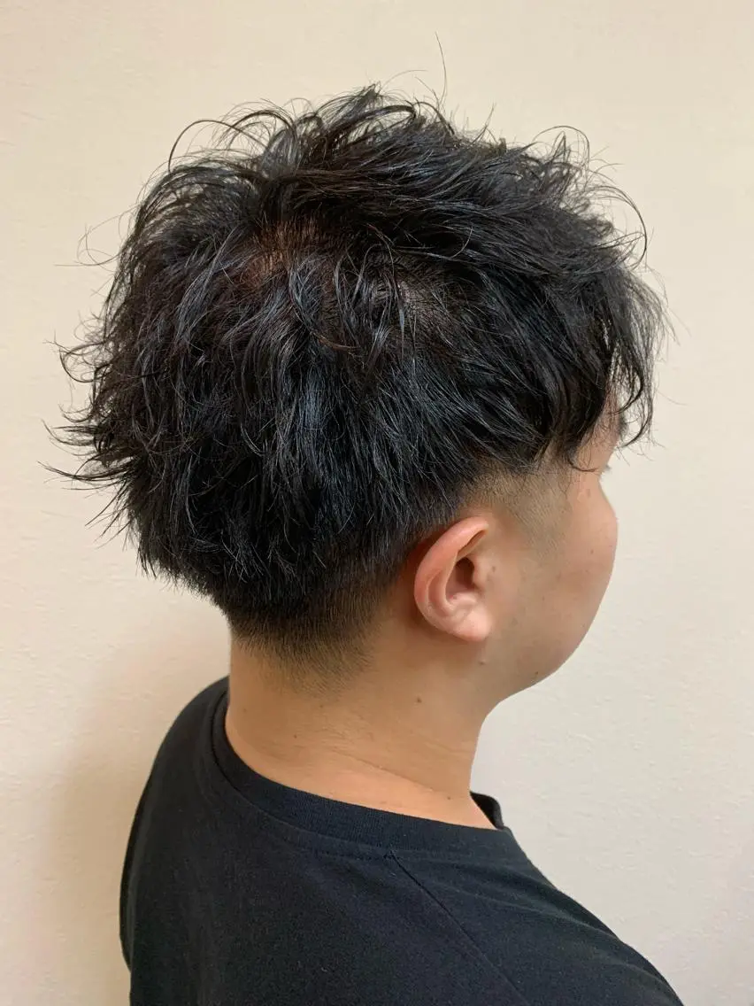 パーマ メンズ カット パーマ トリートメント 菅沢 奈生のヘアスタイル