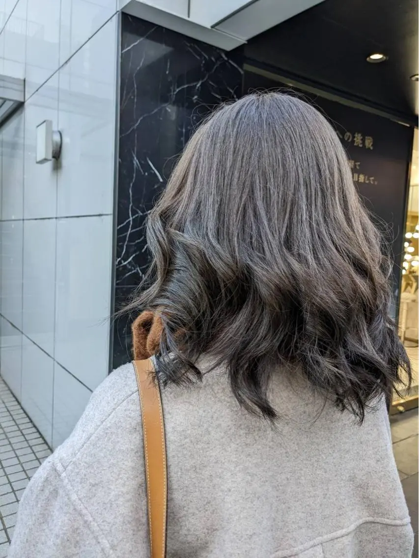 セミロング カット ヘアカラー トリートメント 寺田 ゆりのヘアスタイル