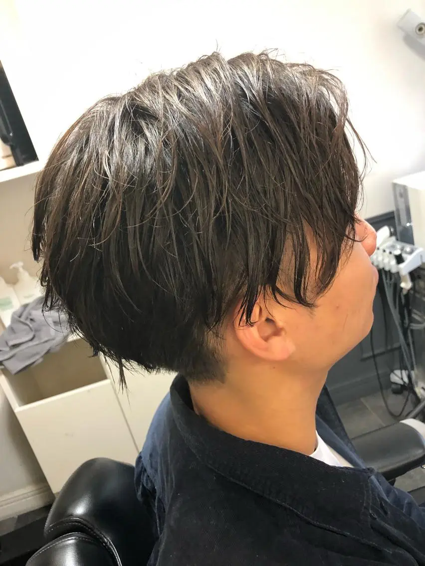 ミディアム パーマ メンズ 【メンズ特化サロン】 【サロモ特別価格】のヘアスタイル