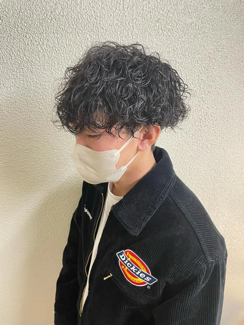 ショート パーマ メンズ 辻堂メンズ特化 YU-YAのヘアスタイル