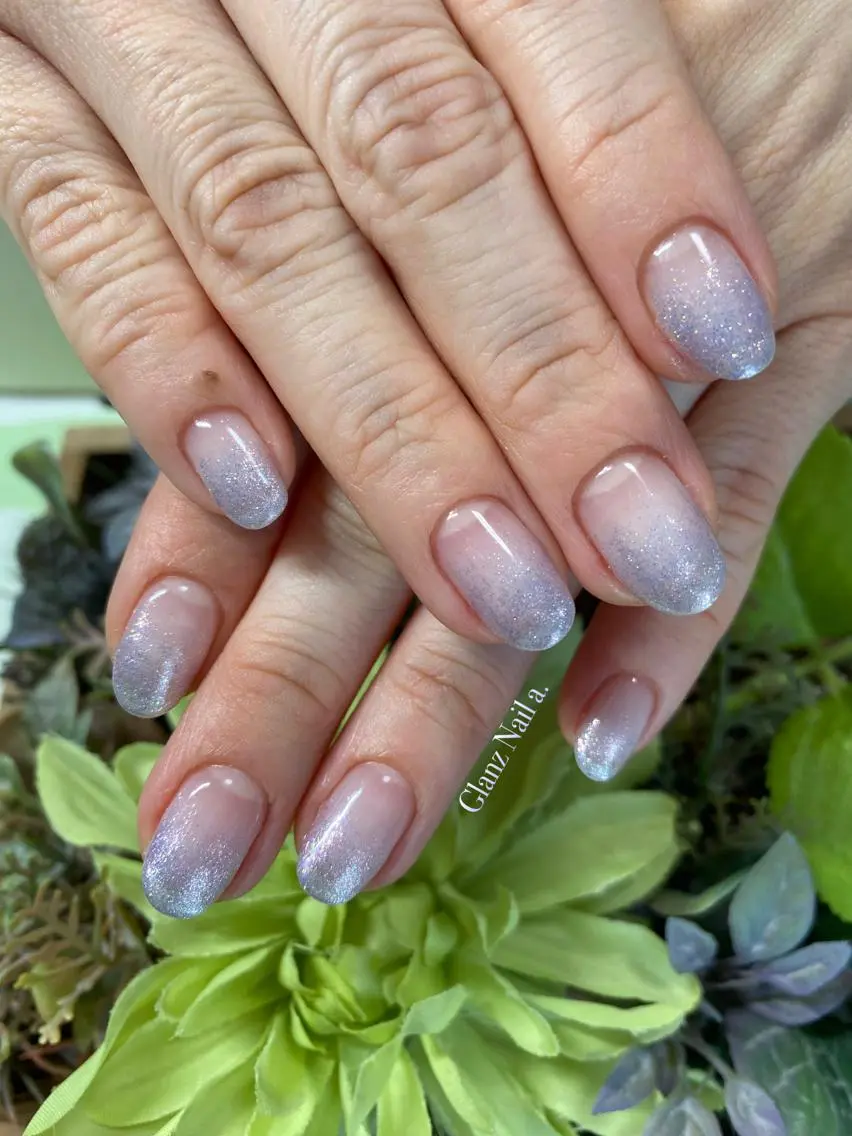 ネイル グラデーション ラメ(グリッター) ラメグラデーション Glanz  Nail aのネイルデザイン