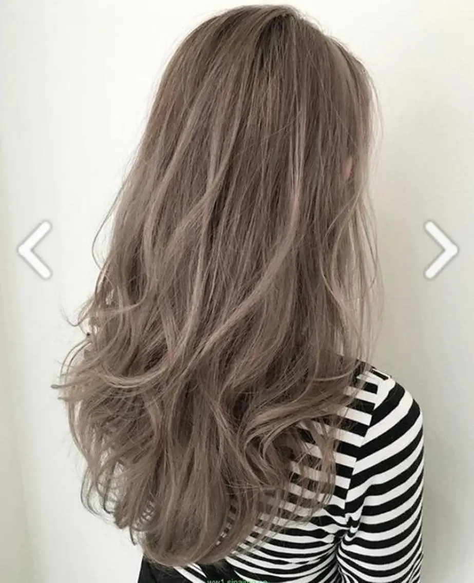 ロング カラー チビ編み込みエクステ シールEXどぅ〜すのヘアスタイル