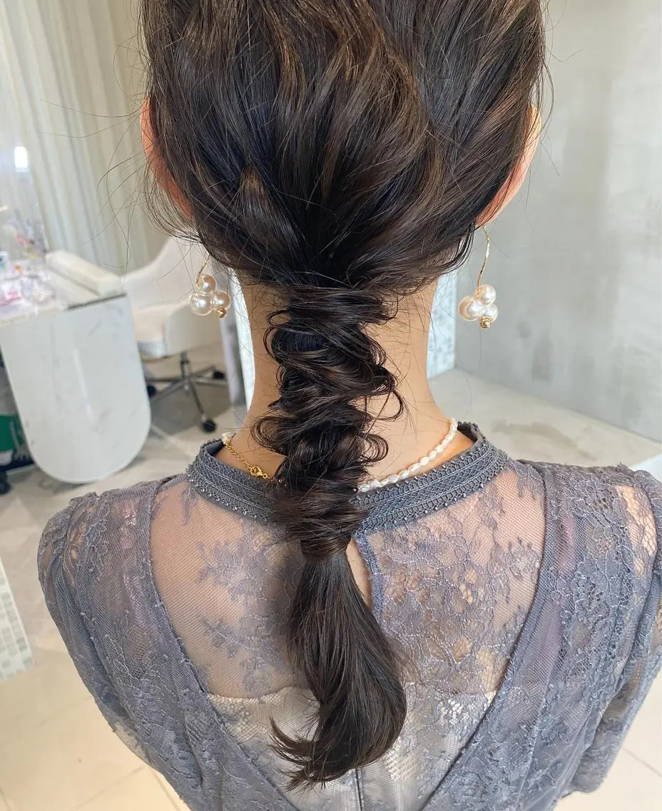 ヘアアレンジ ヘアセット 髪質改善 Tsukinaのヘアスタイル