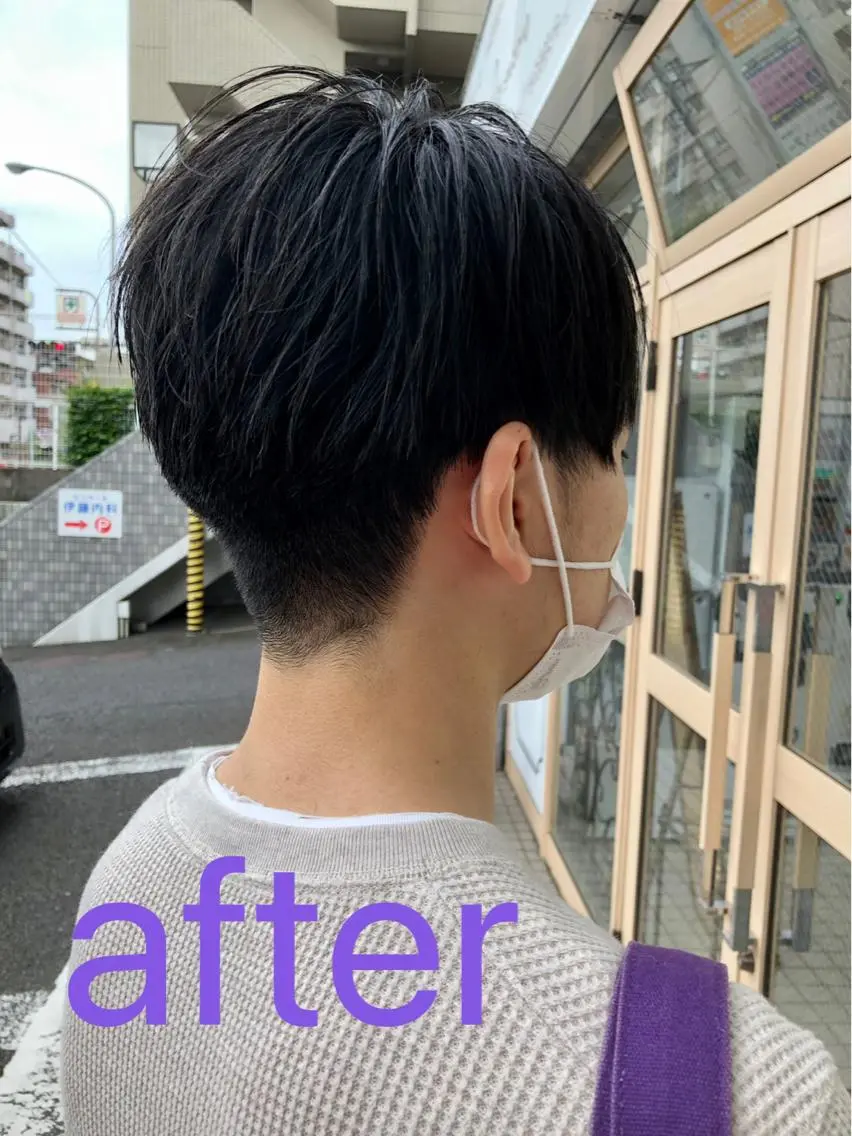 ショート パーマ メンズ 鷺沼駅徒歩1分 キシタクのヘアスタイル
