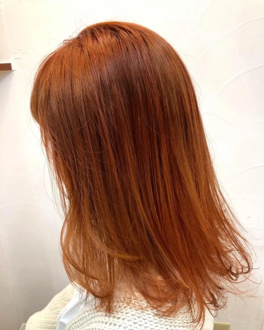 ミディアム カラー natsumi🍊 /ヘアセットのヘアスタイル