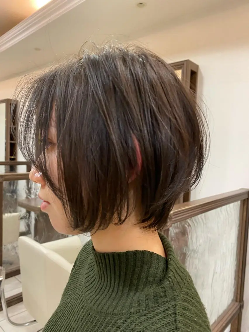 ショート ショートボブ ボブ ショートヘア カット ヘアカラー トリートメント 《大人気髪質改善》 プログレス国分寺店のヘアスタイル