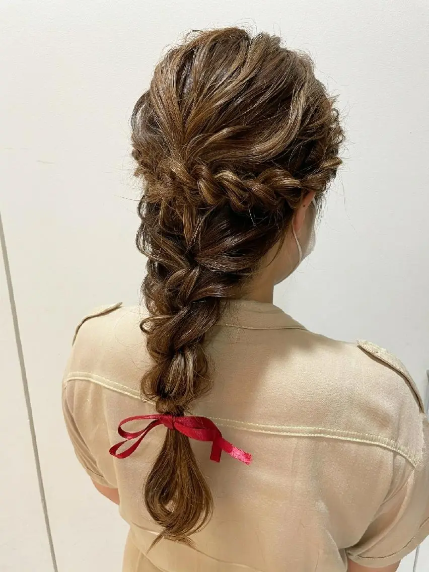 ロング ヘアアレンジ 迫田 ゆりのヘアスタイル