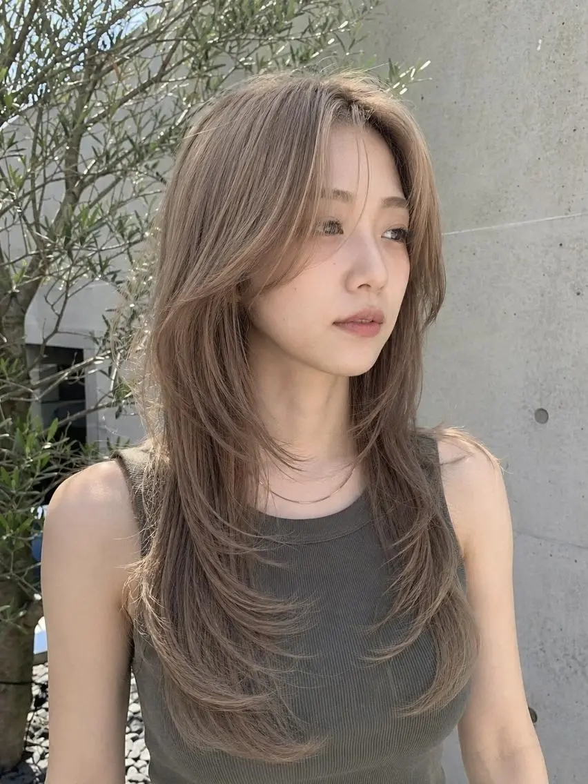 ミディアム ヘアカラー ❄️透明感カラー❄️ メンズ✂️TOWAのヘアスタイル