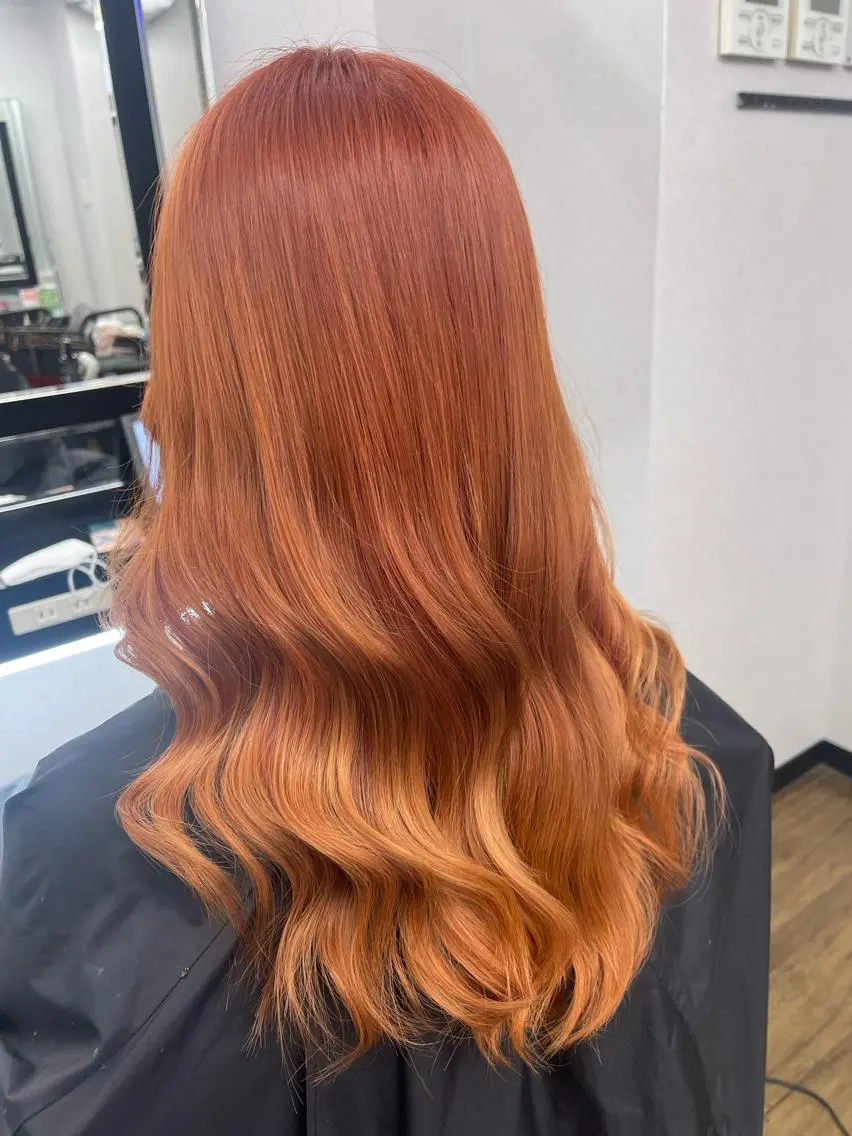 セミロング カラー ブリーチ インナーカラー エクステ トリートメント ヘアカラー トリートメント ハナ💎中韓/艶髪 ハイトーン/エクステのマツエク・マツパデザイン