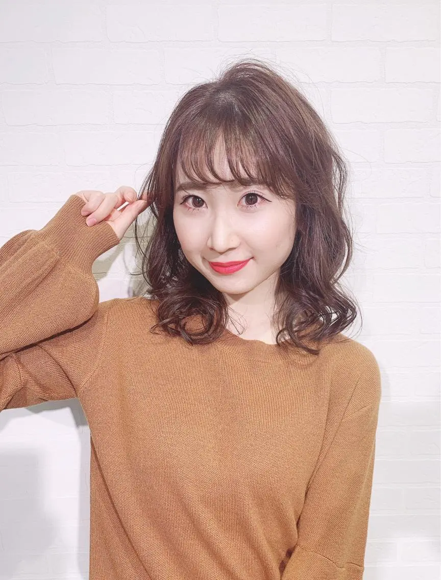ミディアム ヘアカラー ハイトーン✨髪質改善 ✨スパ得意✨ミヤタのヘアスタイル