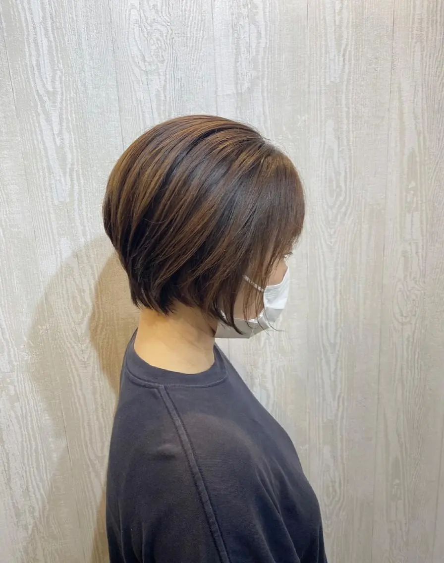 ショート TELA HAIR 副代表 岡田のヘアスタイル