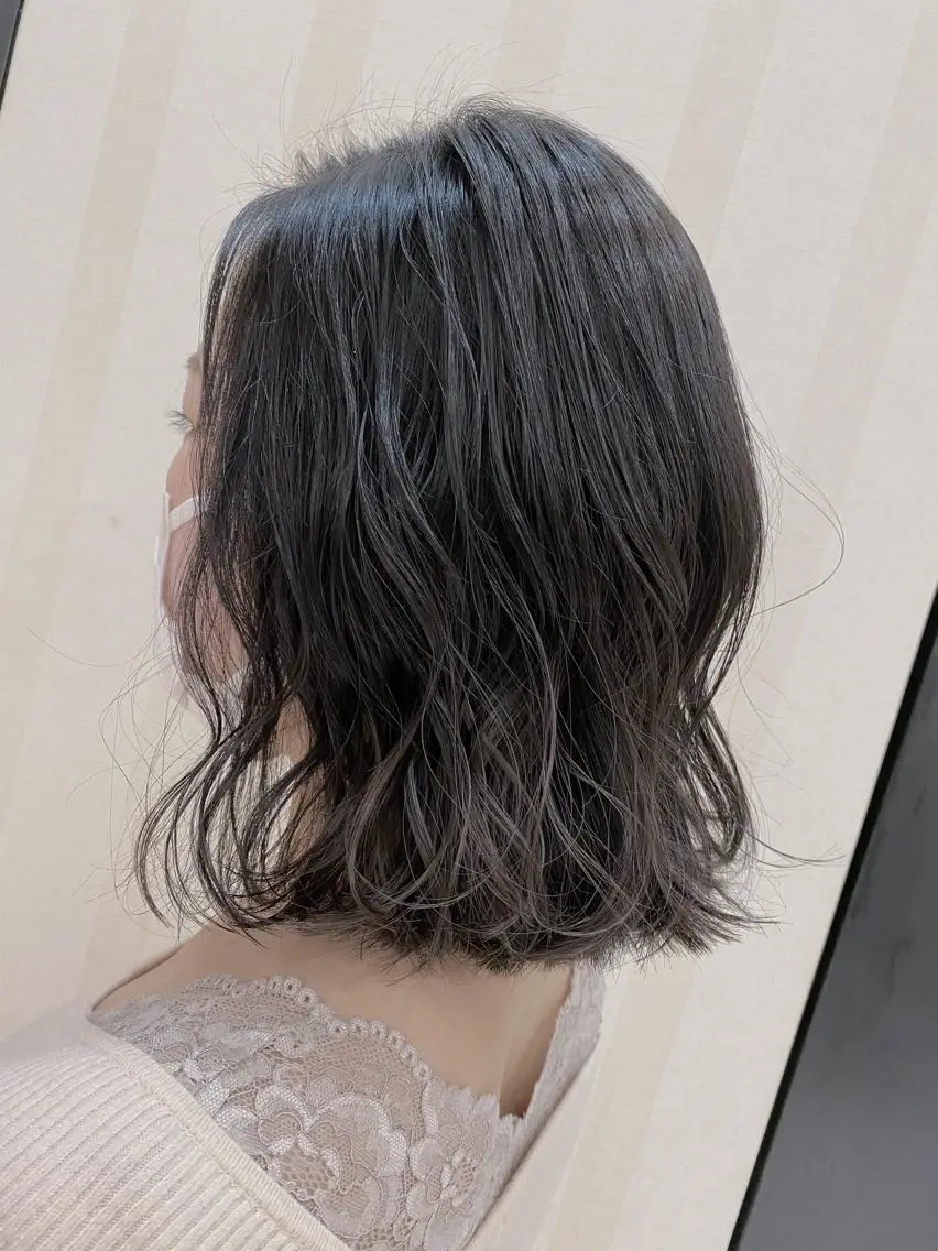 ミディアム EARTH荒井店 HARUNAのヘアスタイル