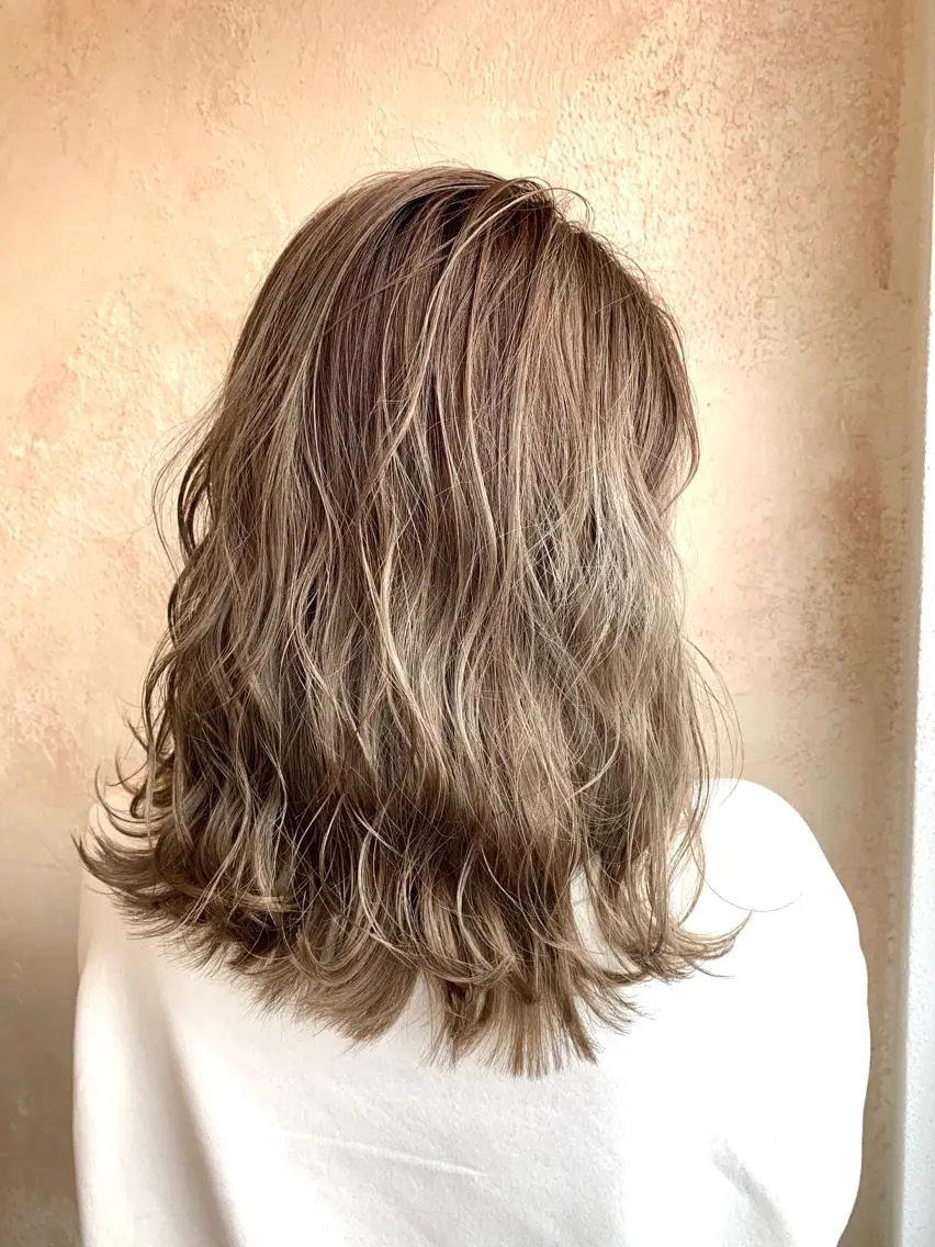 セミロング カラー 水戸内原🐜 メンズ郡司裕紀のヘアスタイル