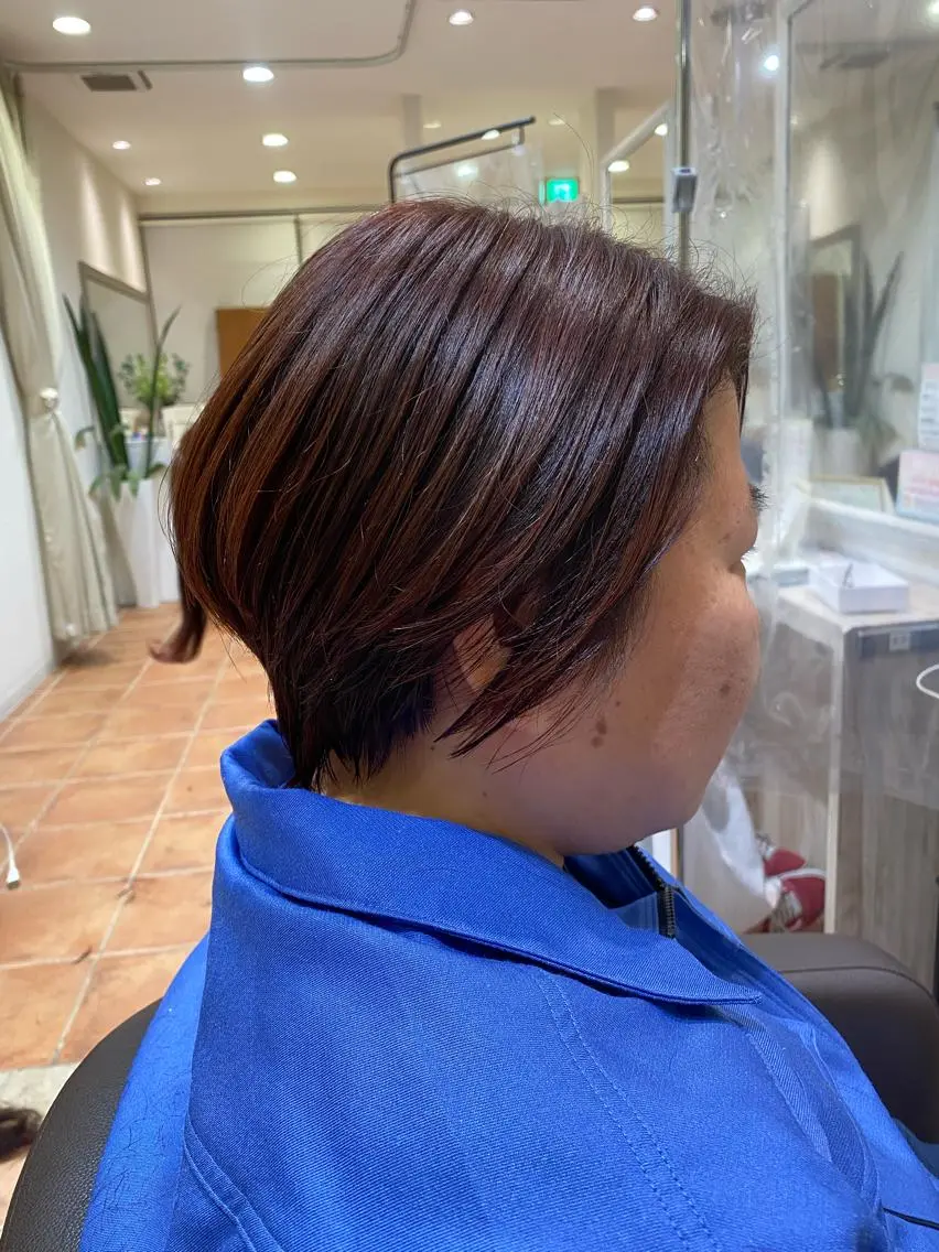 ショート カラー ☘️お悩み解決☘️ 岡部恒輝のヘアスタイル