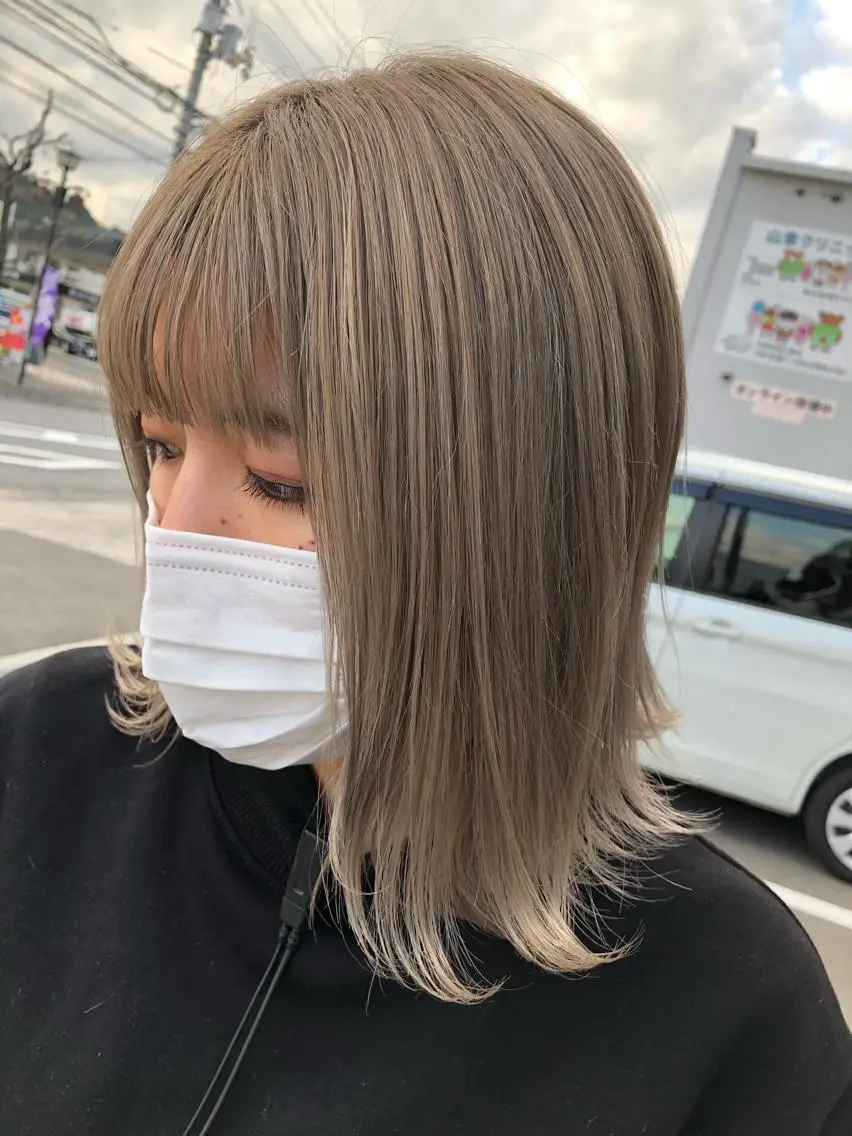 カラー ベージュカラー ミルクティーベージュ 堀田 将輝のヘアスタイル