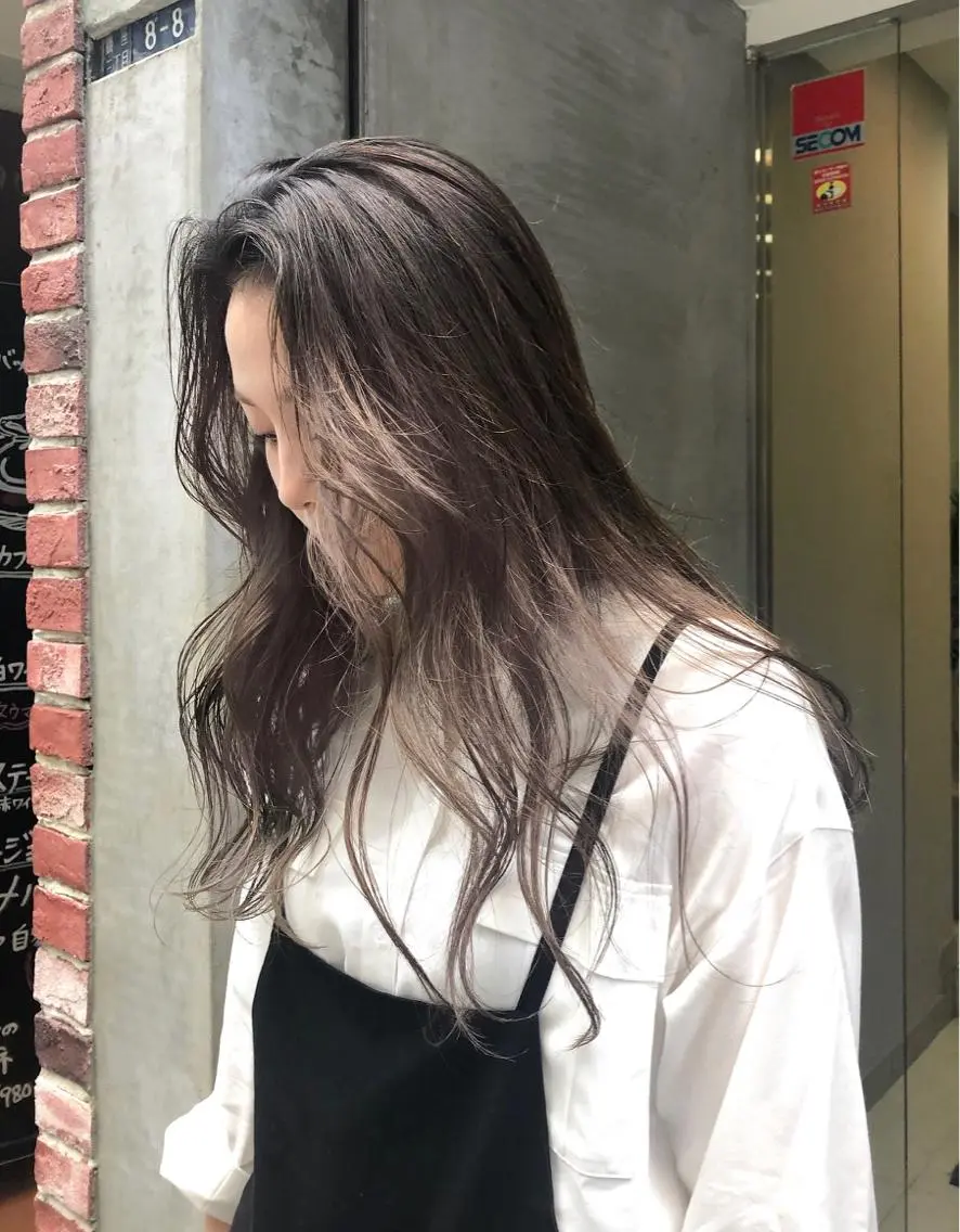 ロング カラー 透明感カラー* レイヤー/清水大地のヘアスタイル