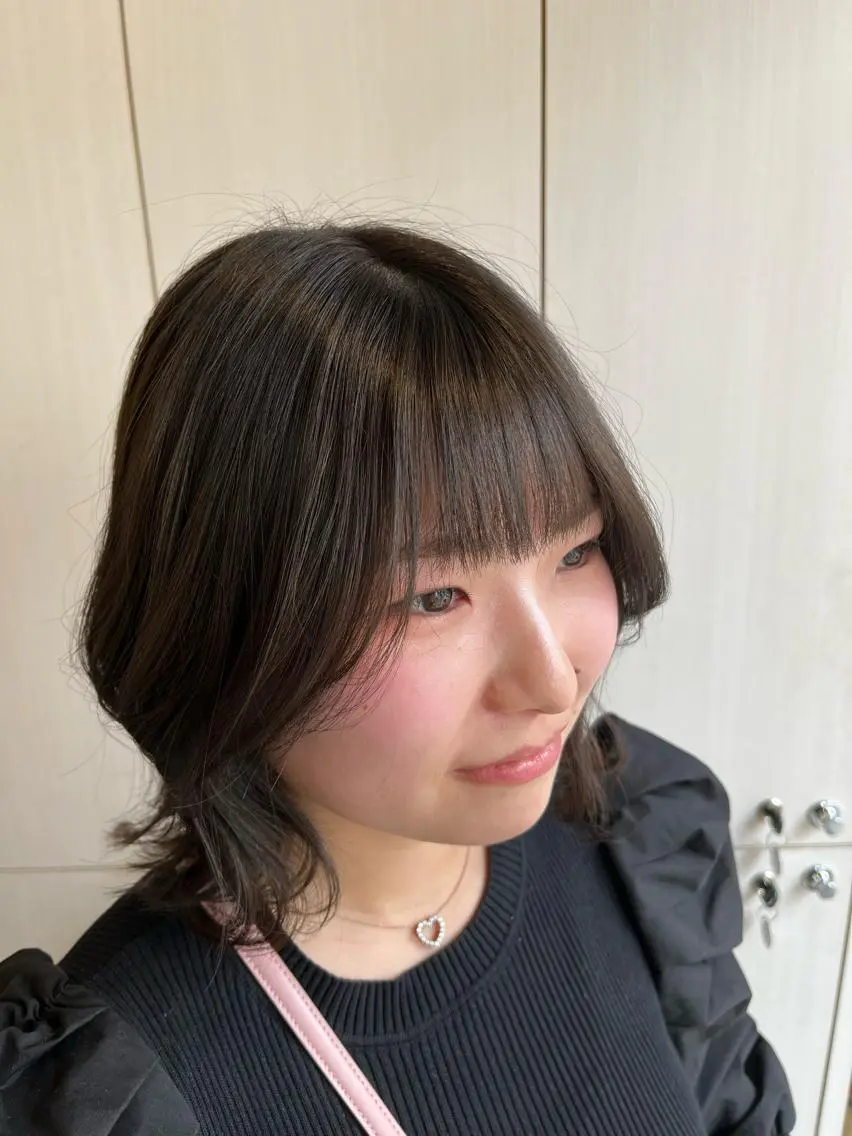 ミディアム カラー カット ヘアカラー こじま しょういちのヘアスタイル