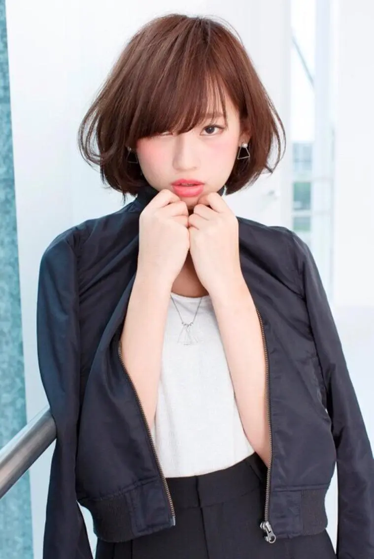 ミディアム カラー カット ヘアカラー 四ッ家 裕【店長】のヘアスタイル